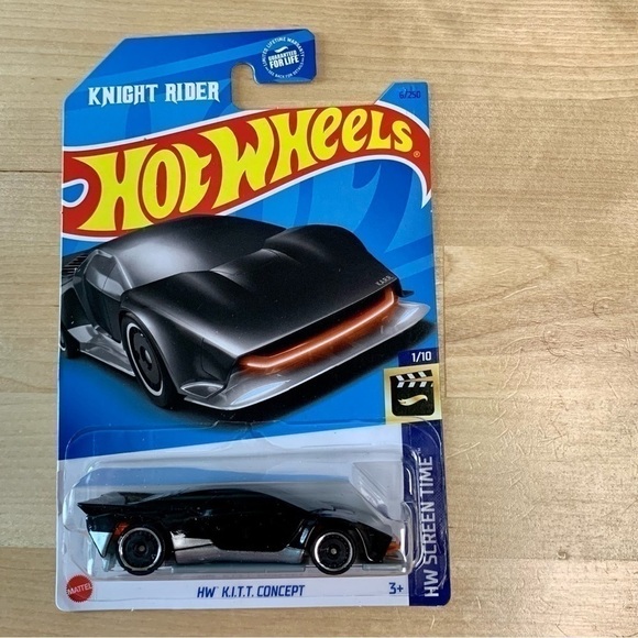Mattel Hot Wheels Knight Rider HW K.I.T.T. Concept (Black) 2023 HW Screen Time - Picture 15 of 16